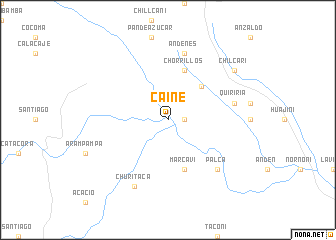 map of Caine