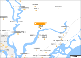 map of Cainhoy