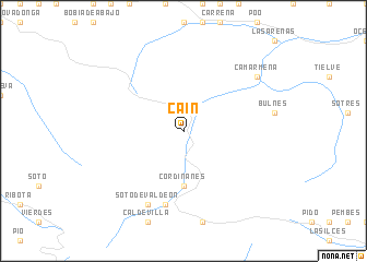 map of Caín