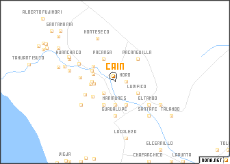 map of Caín