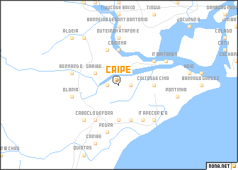 map of Caípe