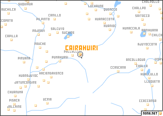 map of Cairahuiri