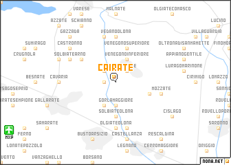 map of Cairate