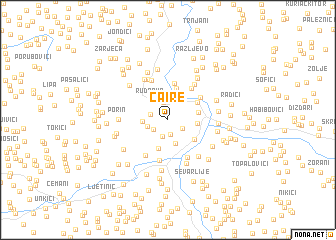 map of Čaire