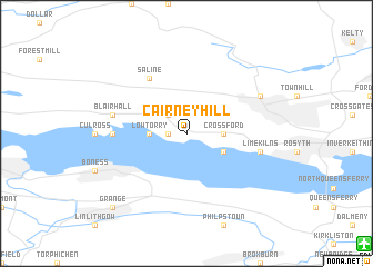 map of Cairneyhill