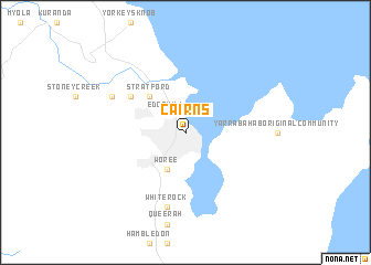 map of Cairns