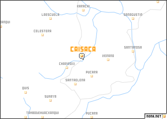 map of Caisaca