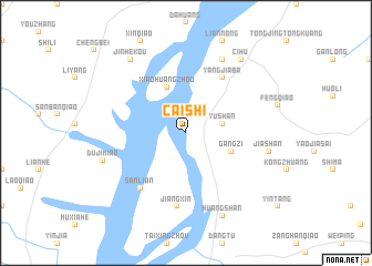 map of Caishi