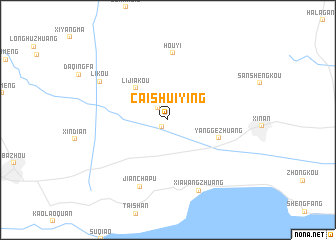 map of Caishuiying