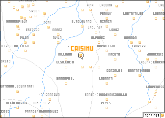 map of Caisimú