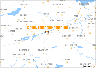 map of Caisleán an Bharraigh