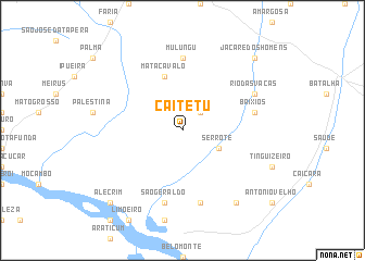 map of Caitetu