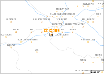 map of Caixáns