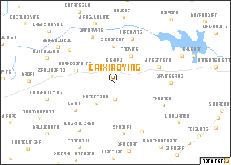 map of Caixiaoying