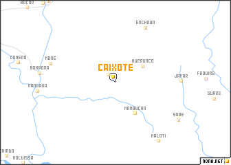 map of Caixote