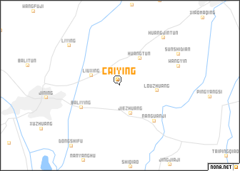 map of Caiying