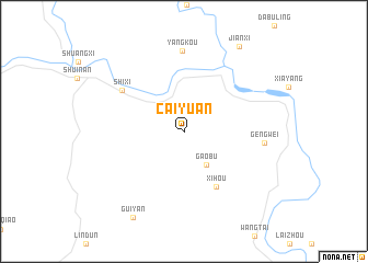 map of Caiyuan