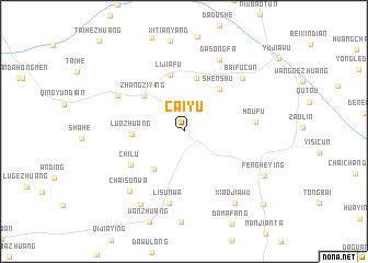 map of Caiyu