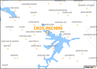 map of Caizilingchong