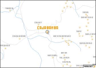 map of Cajabamba