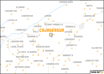 map of Caja de Agua