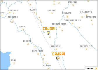 map of Cajapí