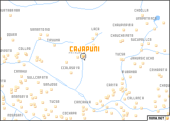 map of Cajapuni