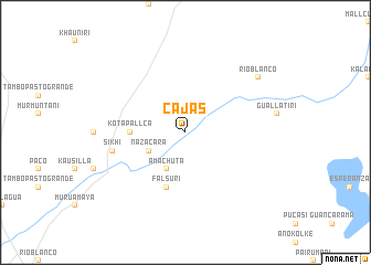 map of Cajas