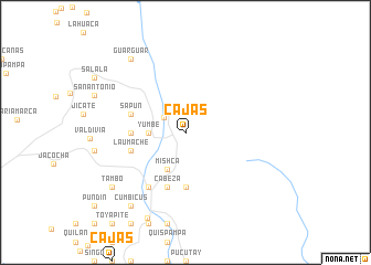 map of Cajas