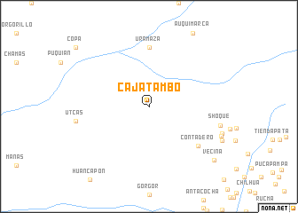 map of Cajatambo