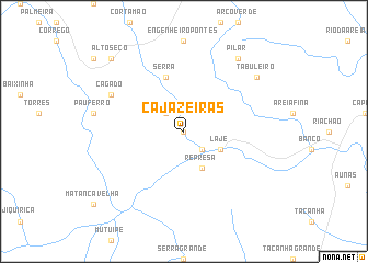 map of Cajàzeiras