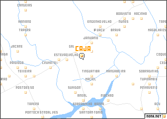 map of Cajá