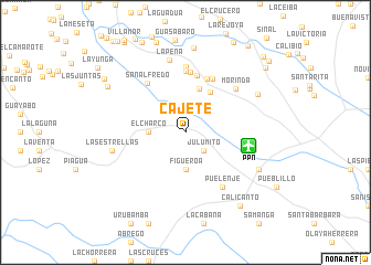 map of Cajete