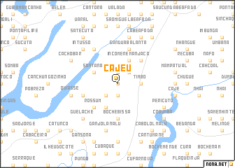 map of Cajeu
