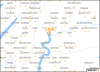 map of Cajé