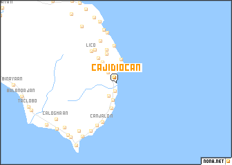 map of Cajidiocan