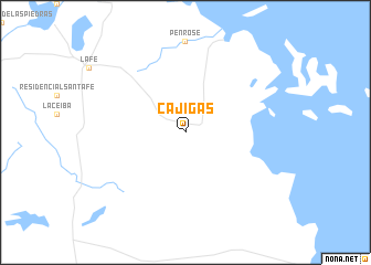 map of Cajigas