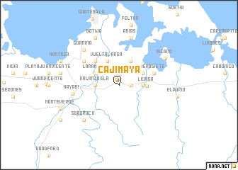 map of Cajimaya