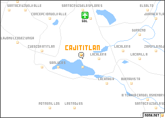 map of Cajititlán