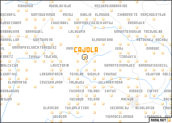 map of Cajolá