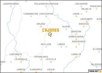 map of Cajones