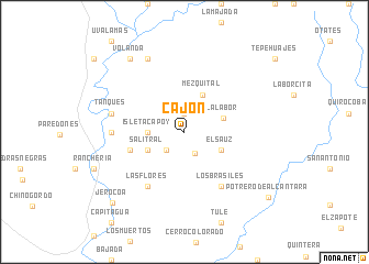 map of Cajón