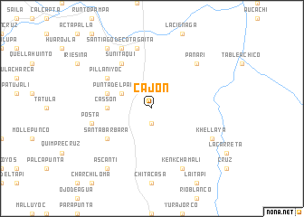 map of Cajón