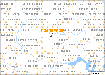 map of Ca Joufran