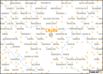 map of Cajou