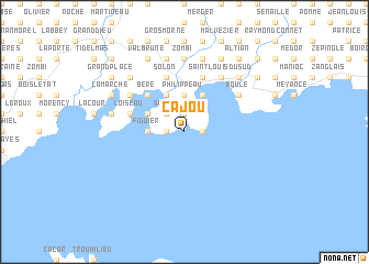 map of Cajou