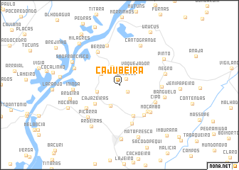 map of Cajubeira