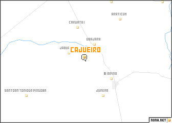 map of Cajueiro