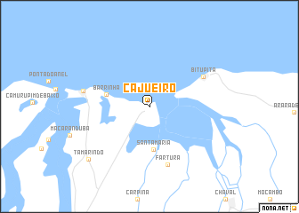 map of Cajueiro