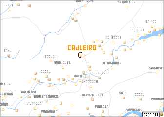 map of Cajueiro